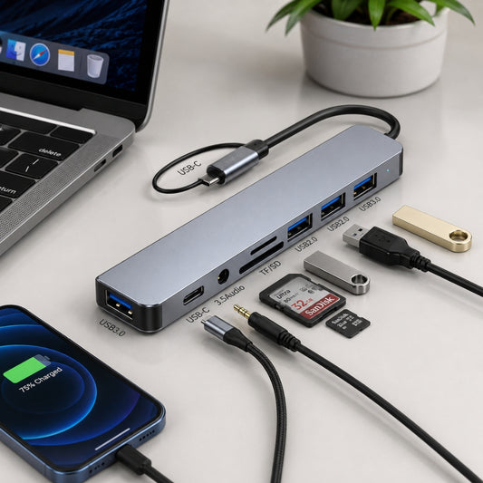 Station d’Accueil 8-en-1 USB-C Multiports