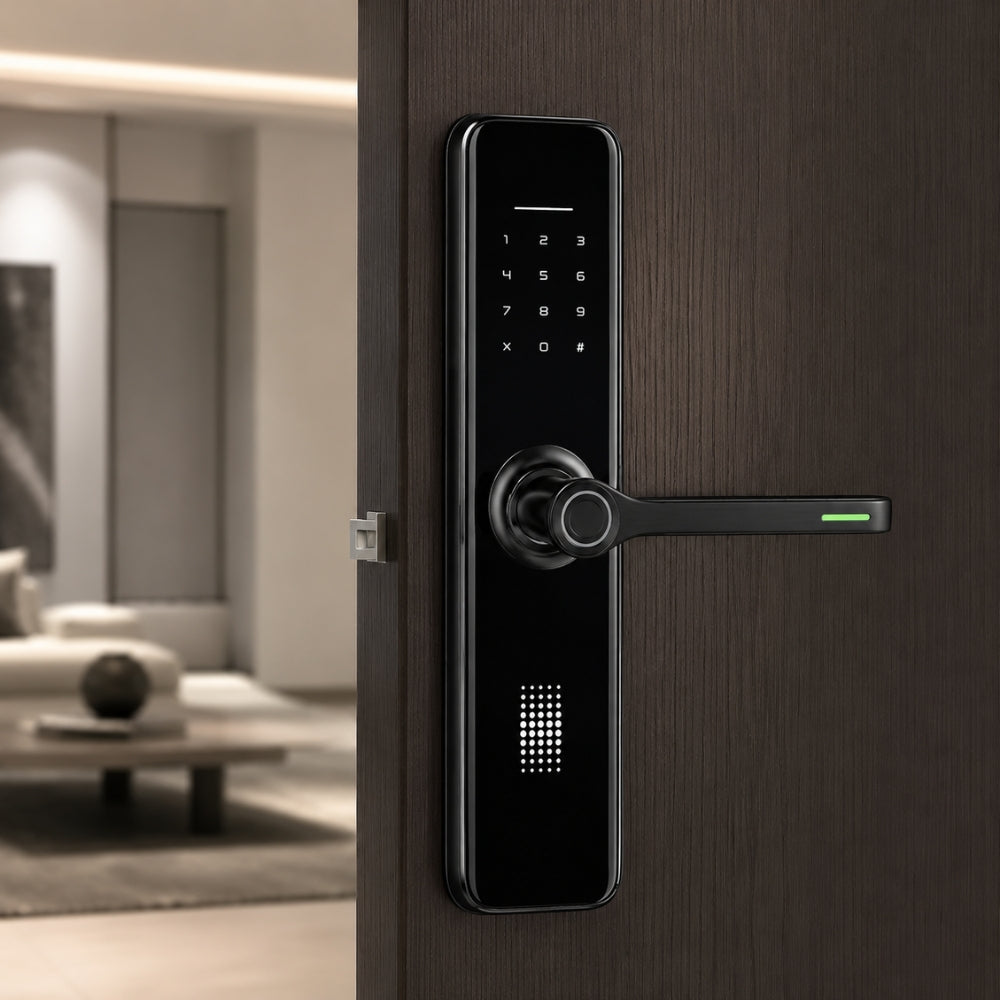 Serrure de Porte Intelligente Biométrique avec Clavier