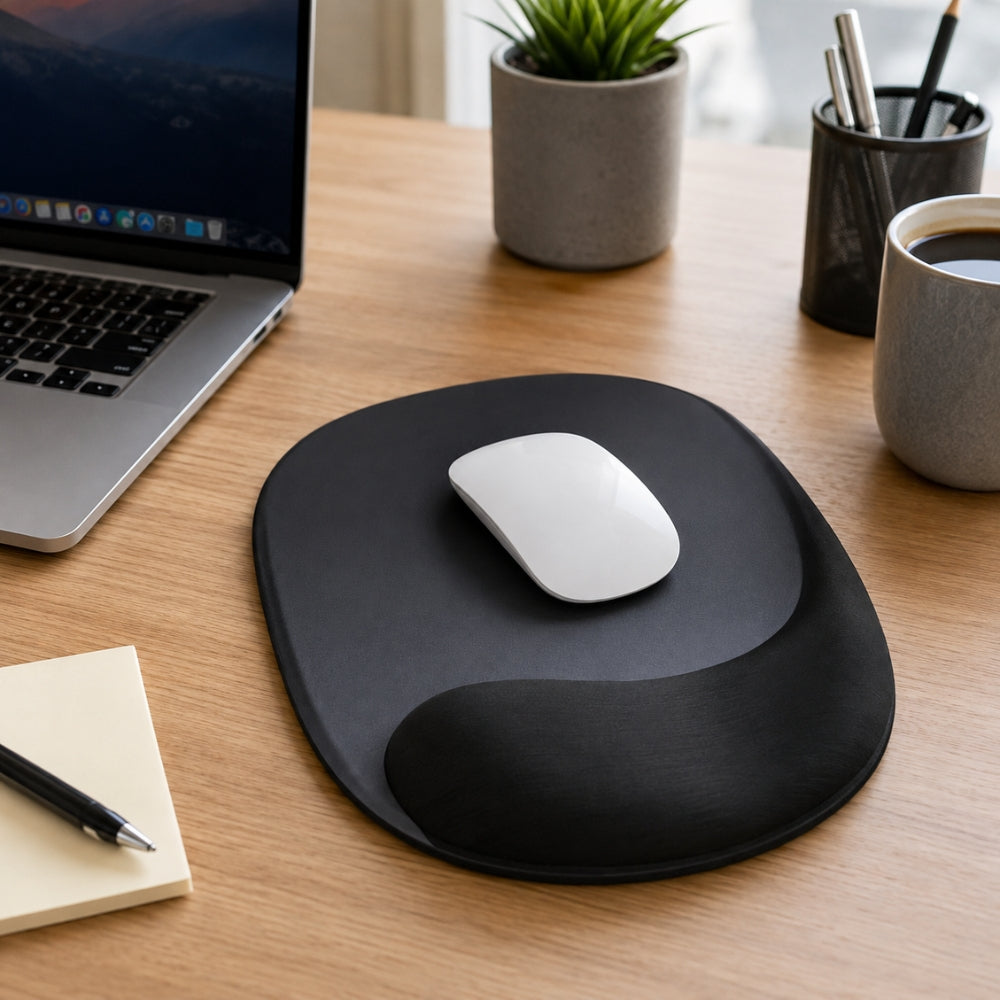 Tapis de Souris Ergonomique avec Repose-Poignet en Gel