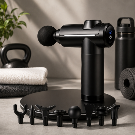 Pistolet de Massage Portable à 8 Têtes