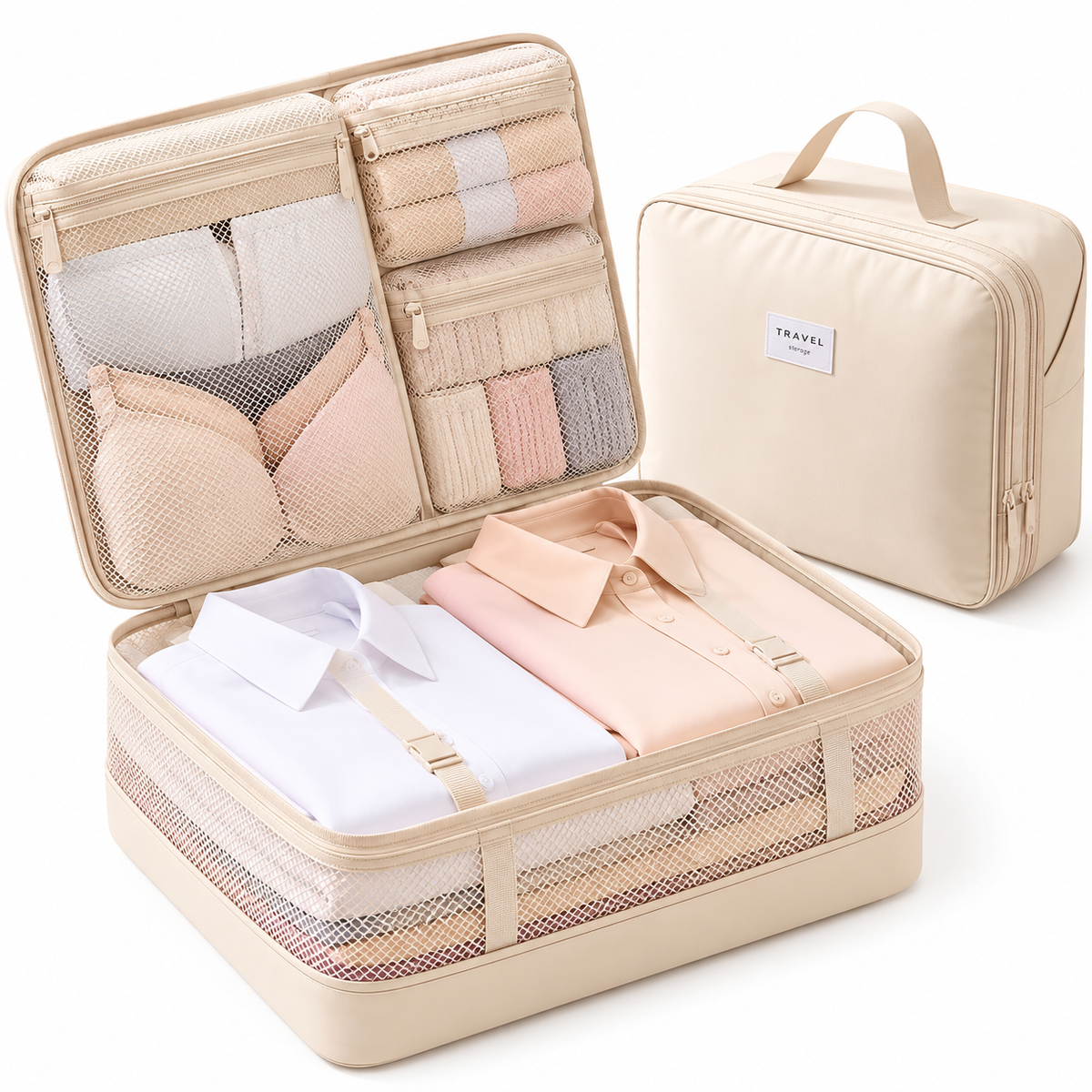 Sacs de Compression 4-en-1 pour Voyage