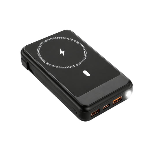 Batterie Externe 10000 mAh avec Support et Lampe de Poche