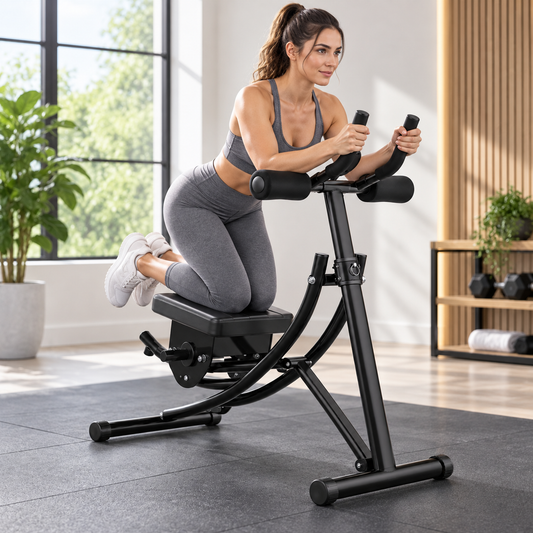 Machine Abdominale Pliable à Plateforme Coulissante
