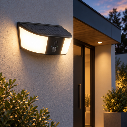 Caméra Solaire Wi-Fi 2K avec Double Projecteur