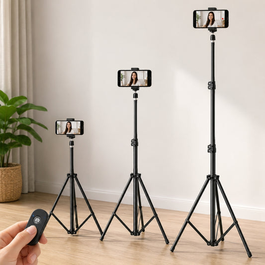 Trépied Pliable 160 cm avec Support Téléphone