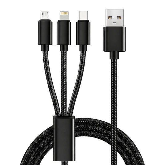Câble de Charge Rapide 3-en-1 30W Tressé
