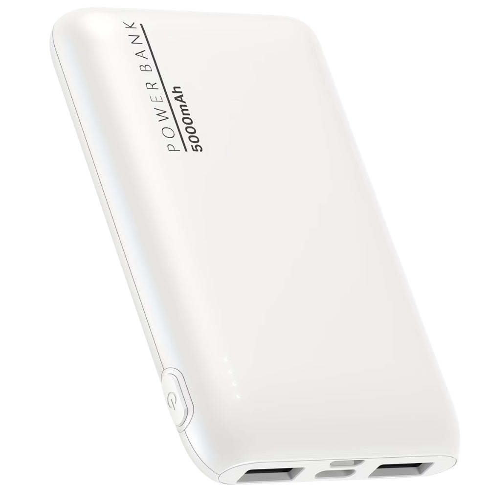 Ultra-Thin 5000 mAh Portable Charger with Dual USB Outputs