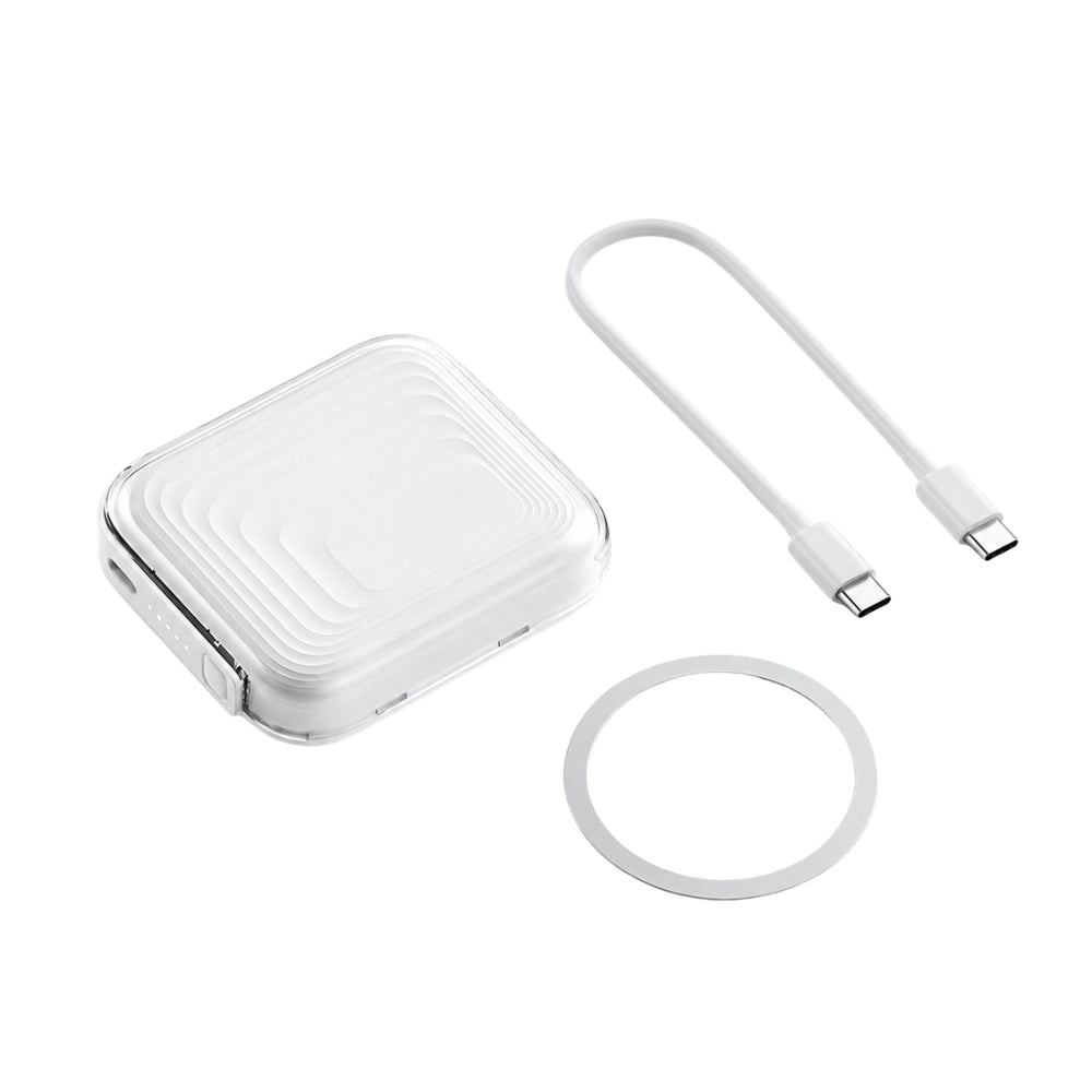 5000 mAh Mini Magnetic Power Bank with Fast Charging