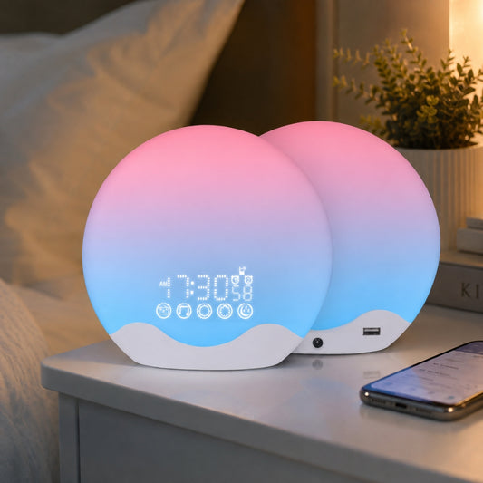 Réveil Lumineux Intelligent avec Simulateur d’Aube