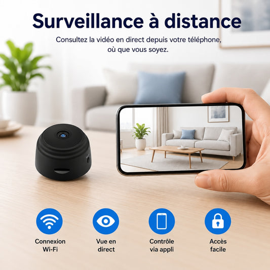 Set of 4 Portable Wi-Fi Mini Cameras