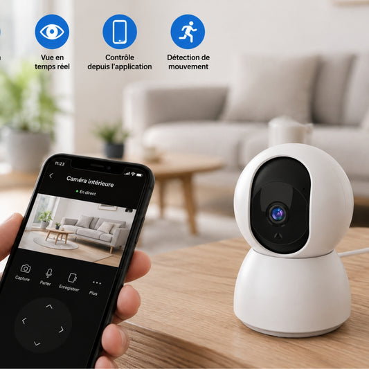 4MP Mini Wi-Fi Security Camera with Auto-Tracking