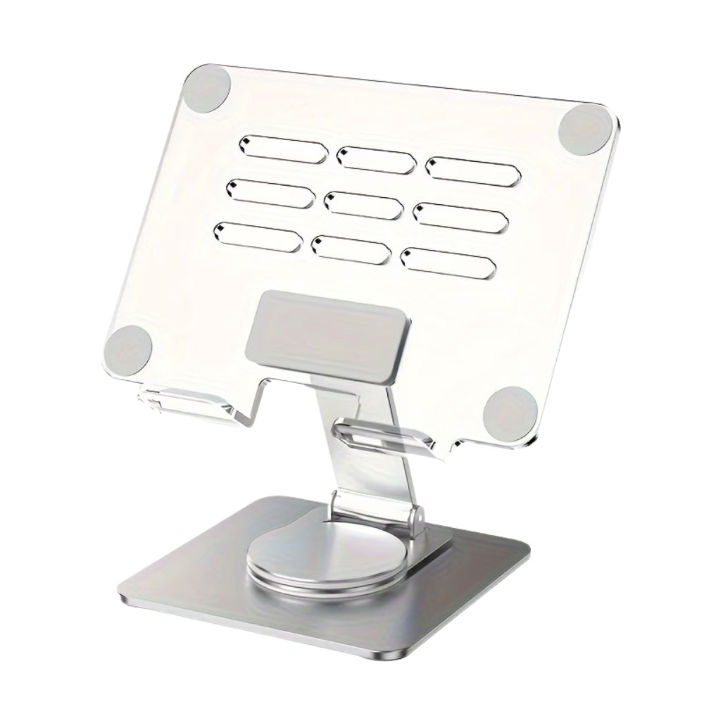 360° Rotating Desk Stand for Tablets and Laptops