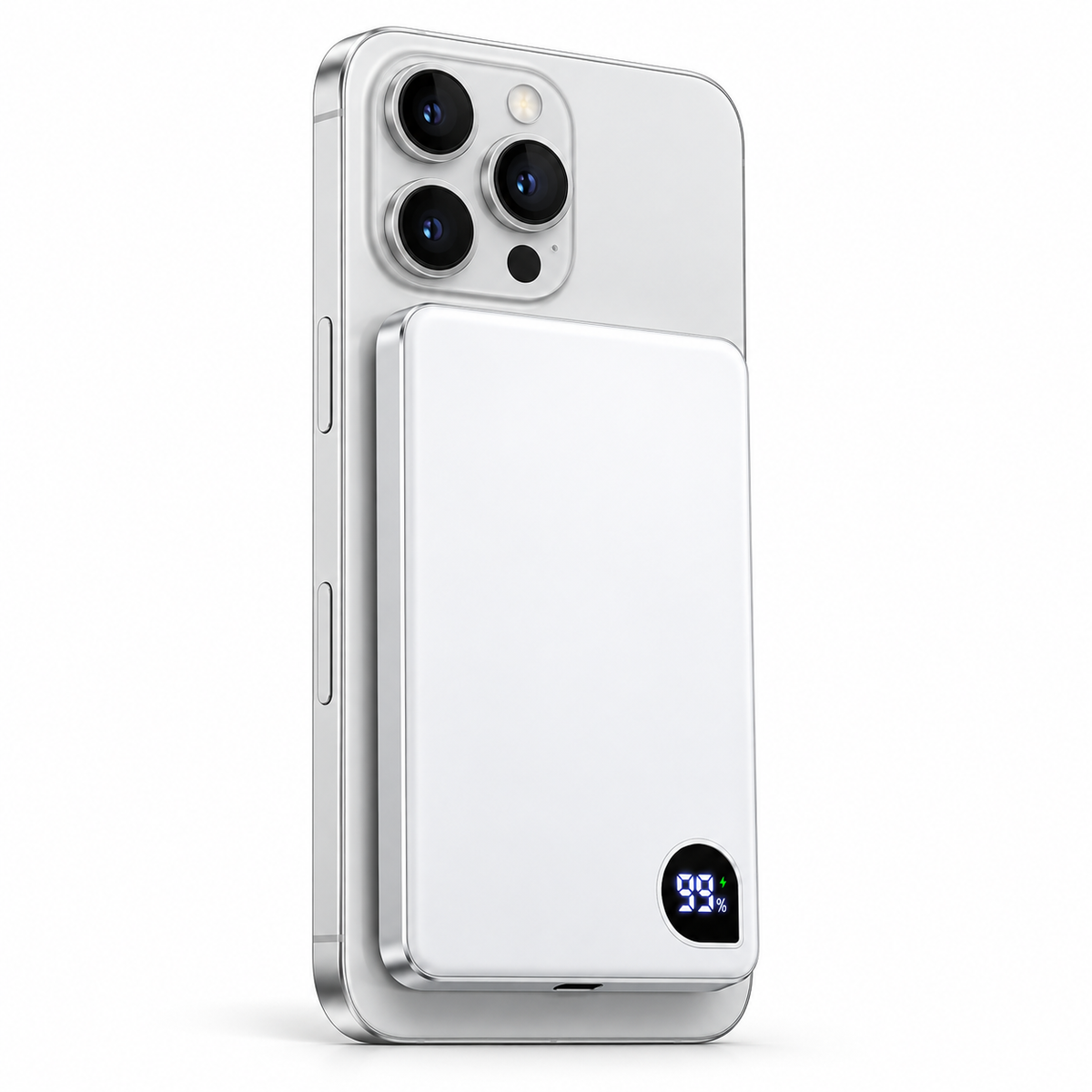 10,000 mAh Magnetic Portable Charger with Display