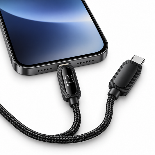Câble USB-C vers Lightning 29 W avec Affichage de Puissance