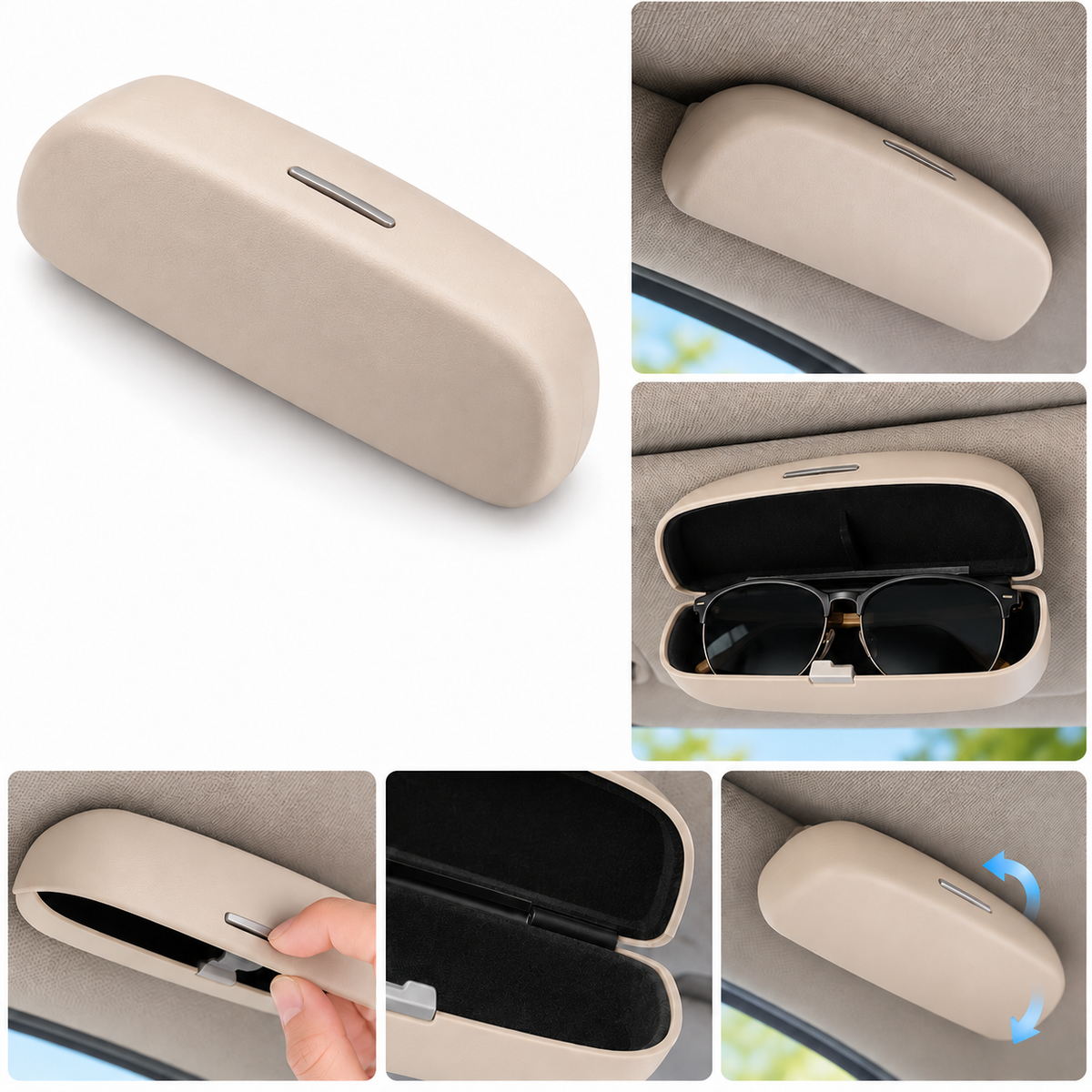 Étui Porte-Lunettes pour Voiture